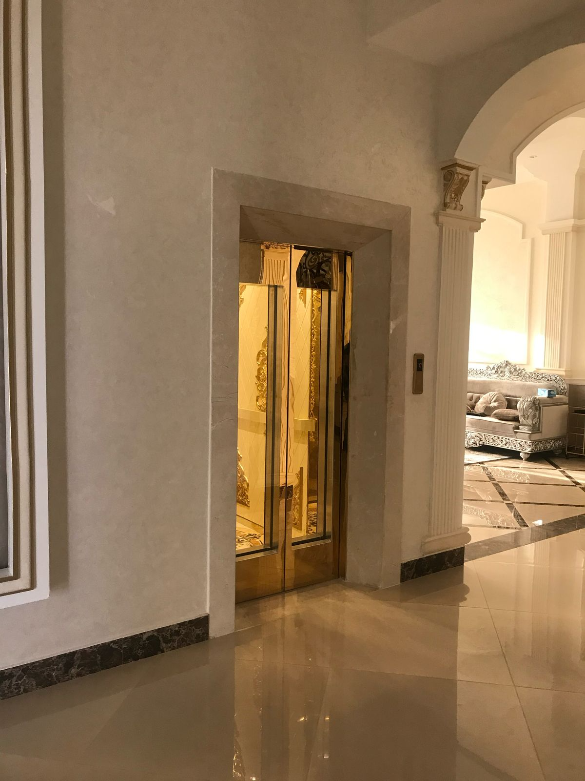 Hotel lift installation by expert technicians